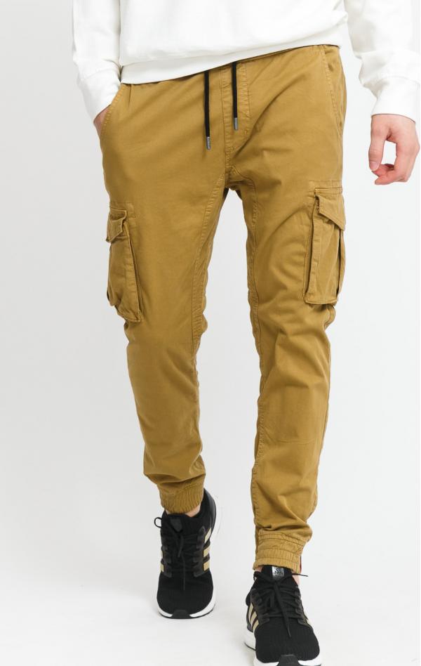 Alpha Industries Cotton Twill Jogger světle hnědé