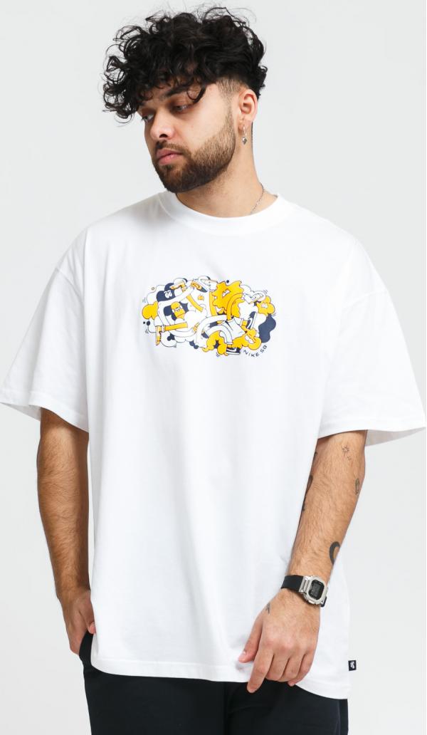 Nike  NK SB Tee bílé
