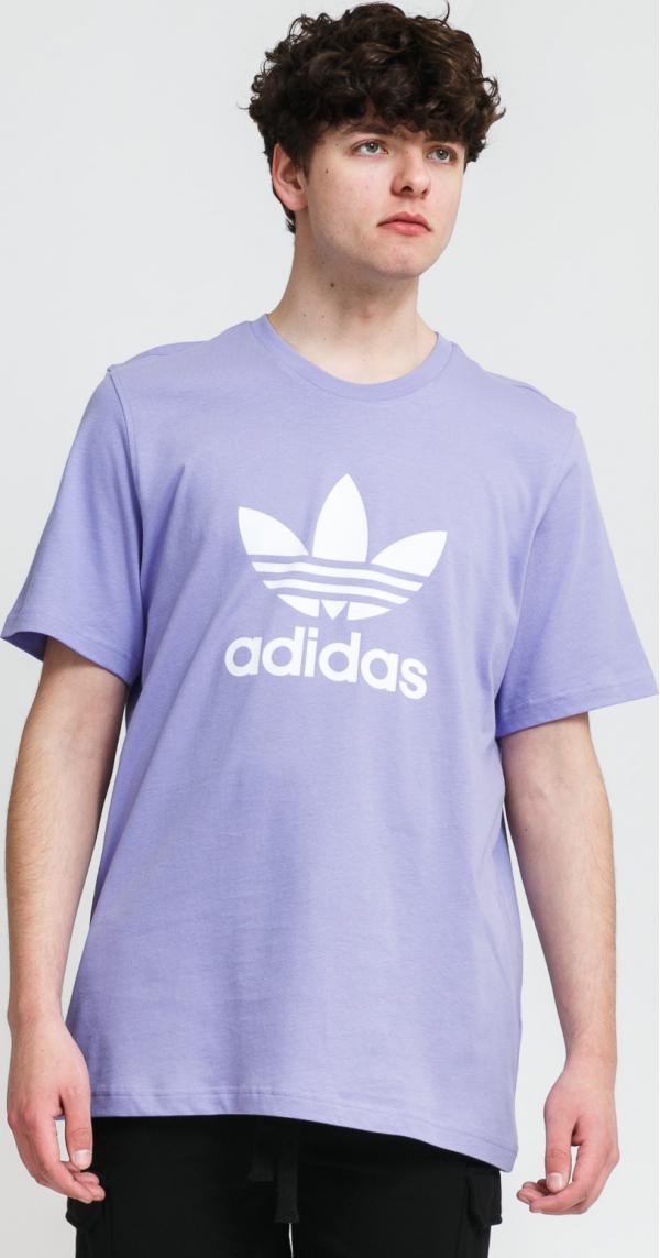 adidas Originals Trefoil Tee fialové