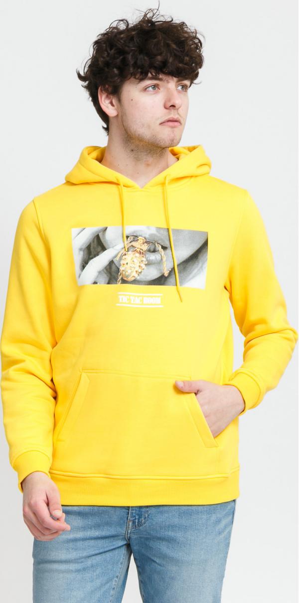 Urban Classics Boom Hoody žlutá
