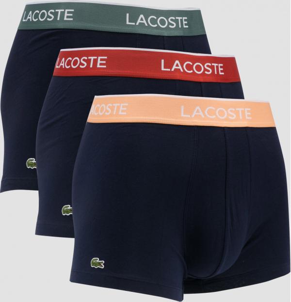 LACOSTE 3Pack Casual Cotton Stretch Boxers navy