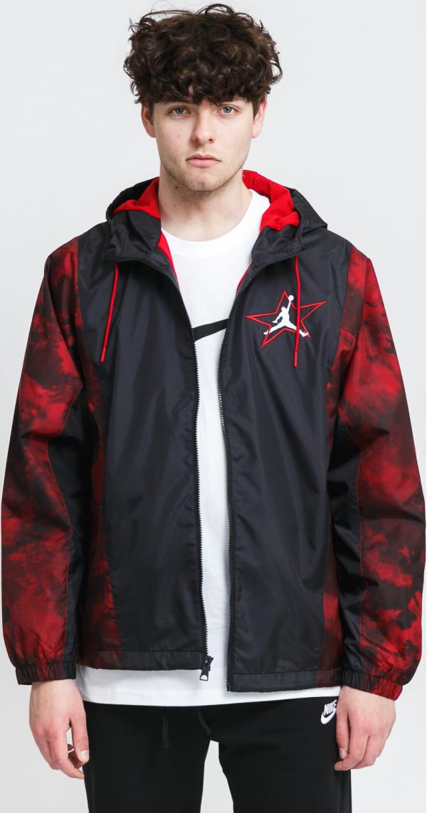 Jordan  J AJ6 ightweight Jacket černá / červená