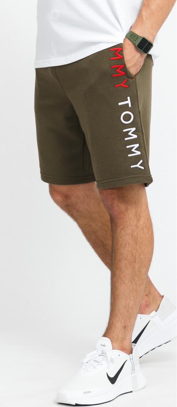 Tommy Hilfiger Track Short olivové