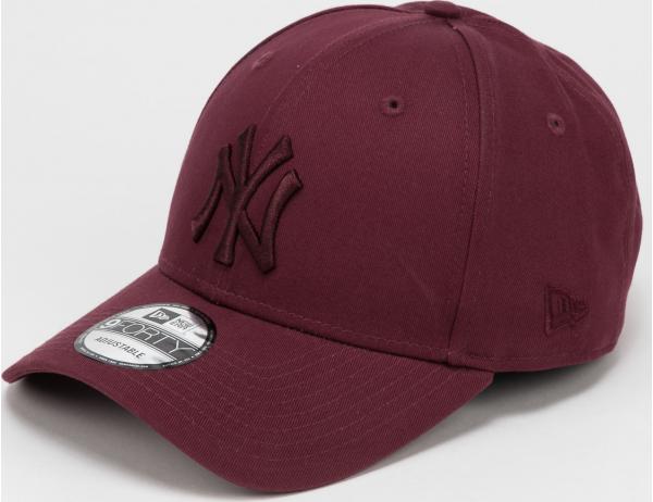 New Era 940 MLB League Essential NY vínová