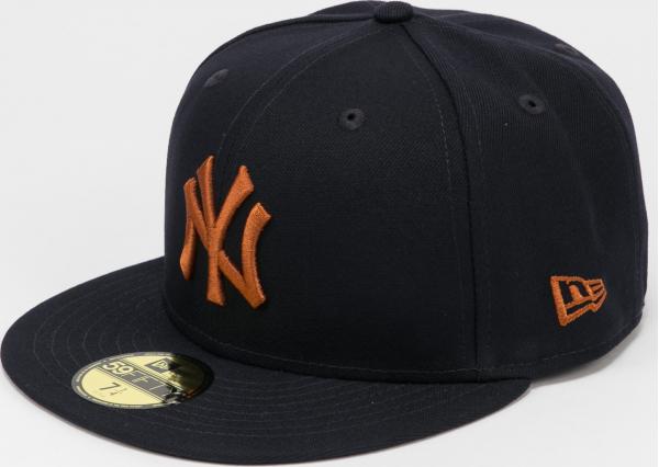 New Era 5950 MLB League Essential NY navy / hnědá