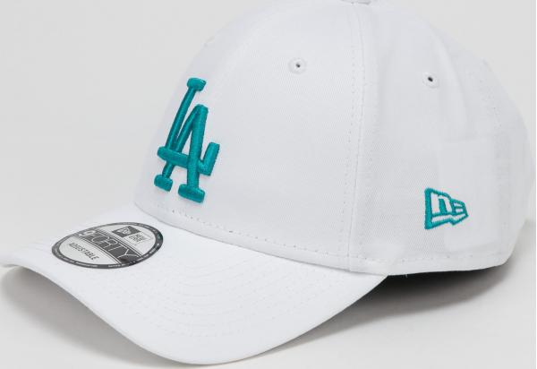 New Era 940 MLB League Essential LA bílá / tyrkysová
