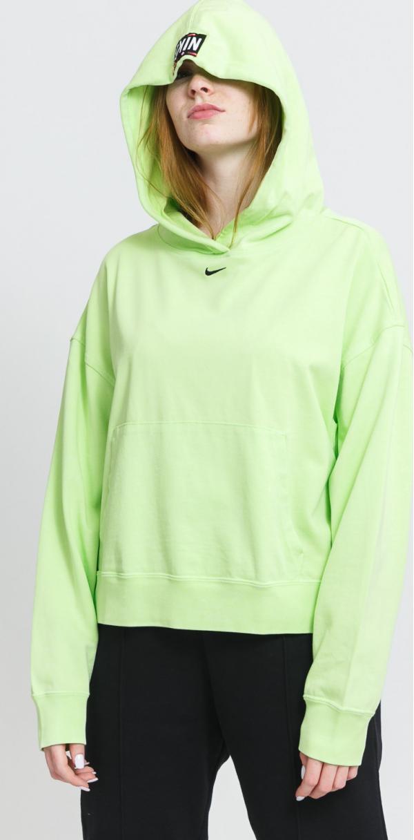 Nike W NW Wash Hoodie limetková