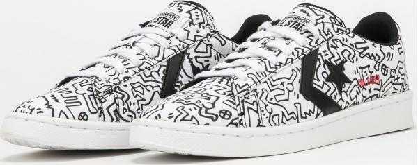 Converse Pro Leather OX white / black / red