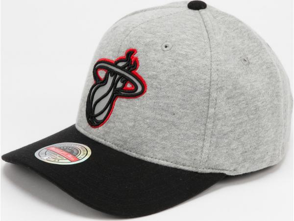 Mitchell & Ness NBA 186 Redline Snapback Miami Heat melange šedá / černá