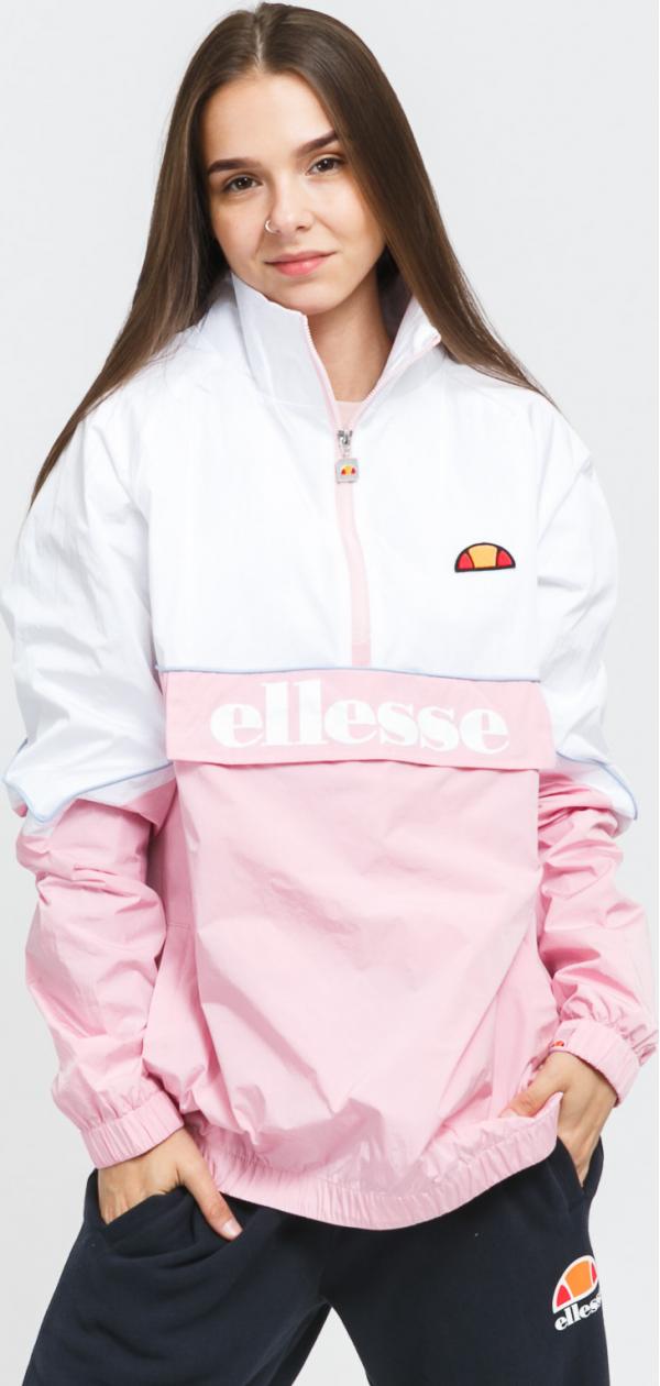 ellesse certi 1/2 ZipTrack Top růžová / bílá
