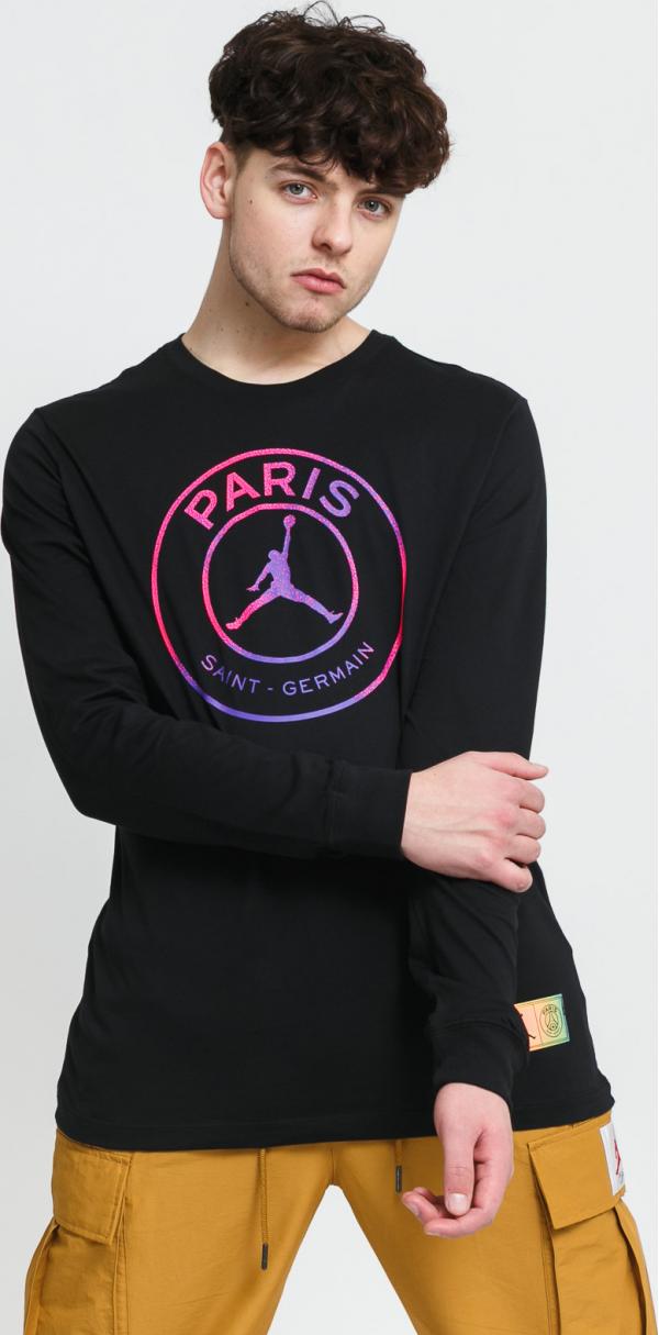 Jordan  J PSG LS Tee černé