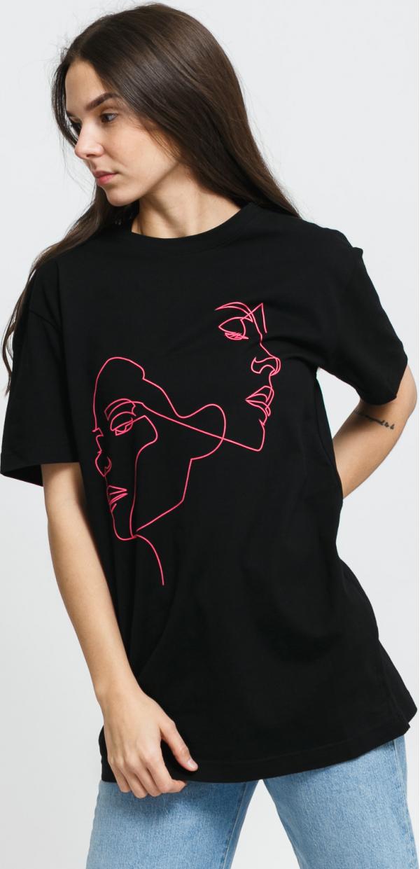 Urban Classics Ladies One ine Tee černé