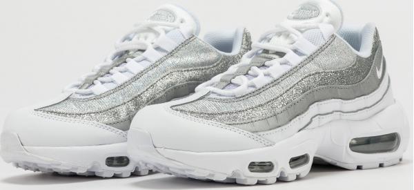 Nike WMNS Air Max 95 white / white - metallic silver