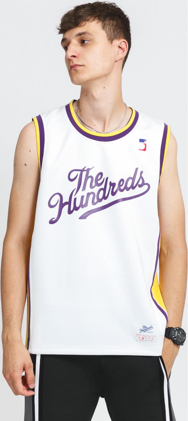 The Hundreds Drills Jersey bílý / žlutý