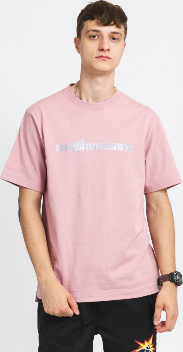 The Hundreds Glitz SS Tee růžové