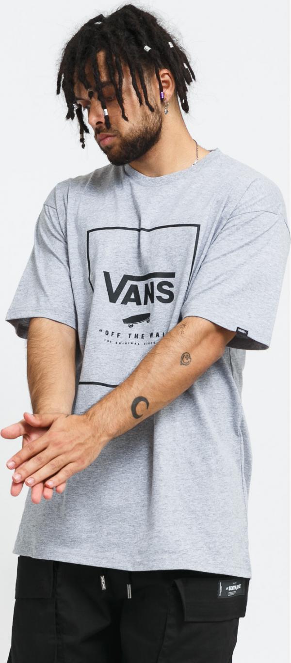 Vans N Classic Print Box Tee melange šedé