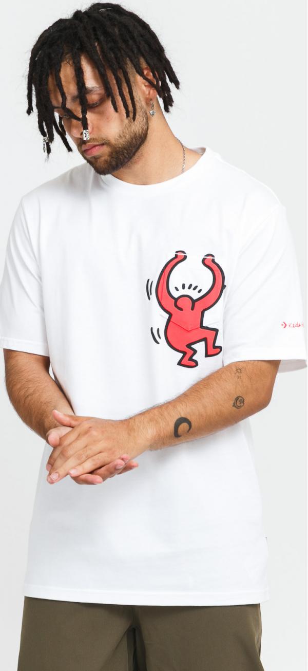 Converse X Keith Haring Graphic Pocket Tee bílé