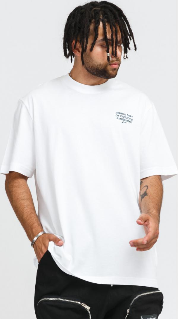 Reebok Classics Camping Graphic Tee bílé