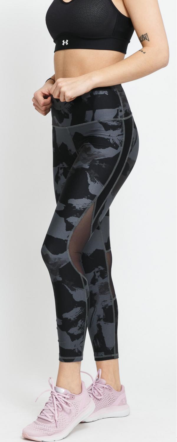 Under Armour W Project Rock Ankle Leggings černé / šedé
