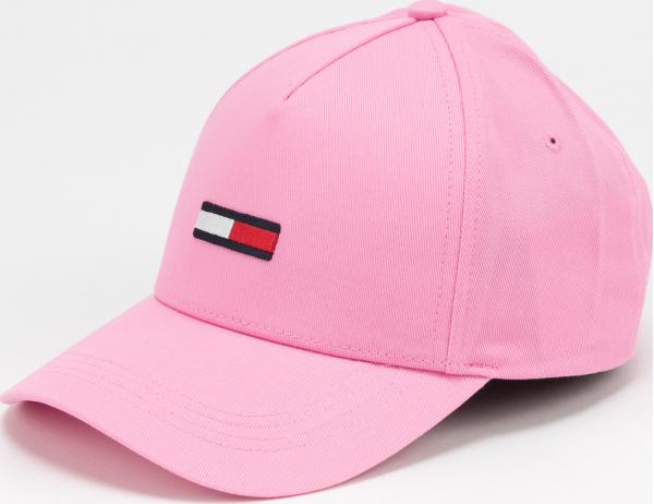 TOMMY JEANS W Flag Cap světle růžová