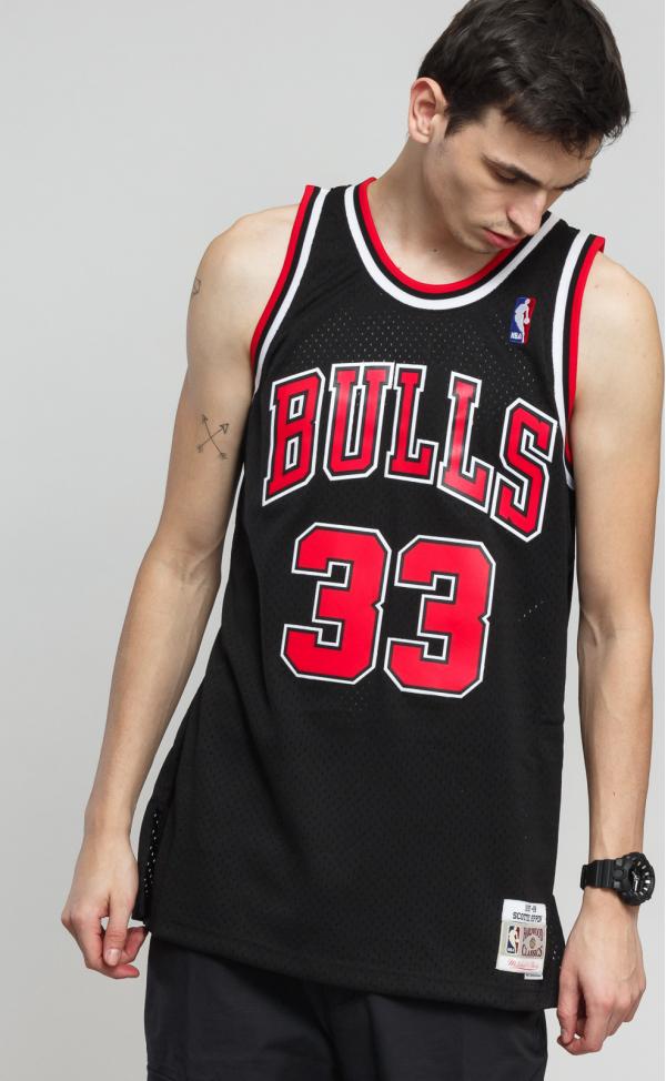 Mitchell & Ness Swingman NBA Scottie Pippen Jersey černý