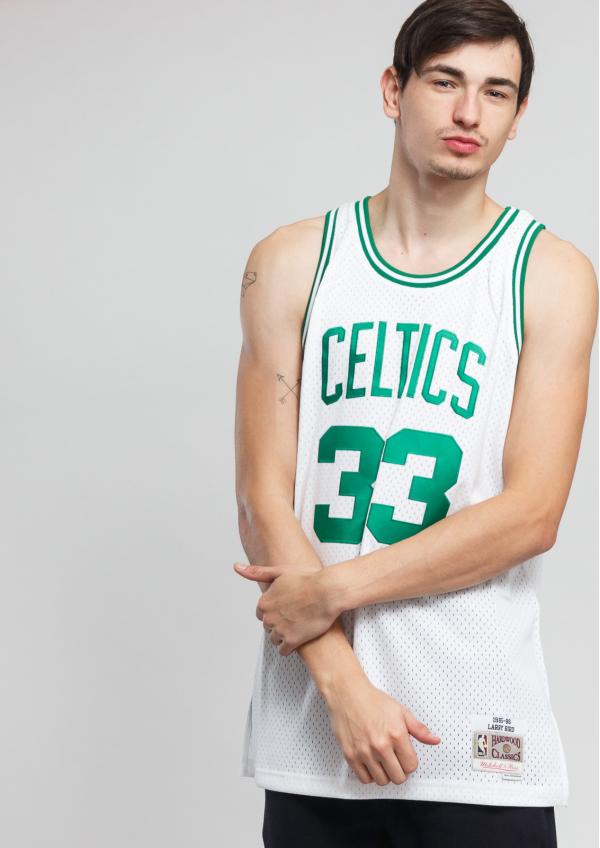 Mitchell & Ness NBA Swingman Jersey Boston Celtics bílý