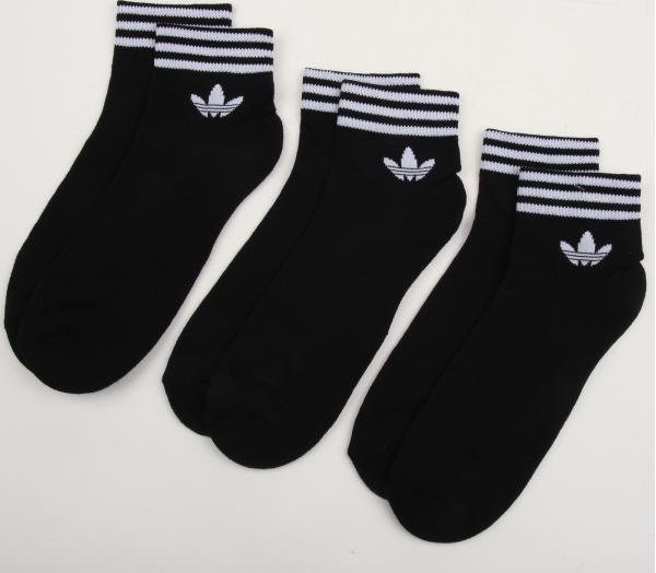 adidas Originals Trefoil Ankle Socks HC 3Pack černé / bílé