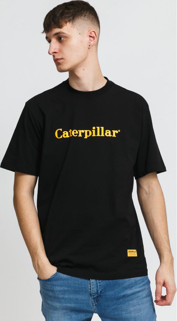 CATERPILLAR Classic ogo Tee černé
