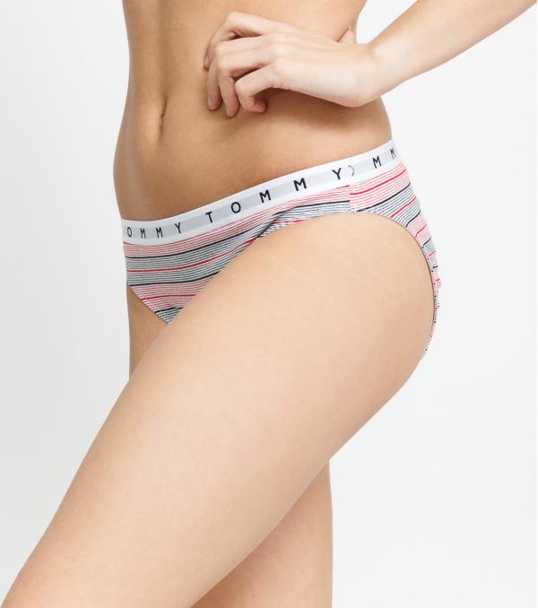 Tommy Hilfiger 3Pack Bikini - lip Print bílé / červené / černé