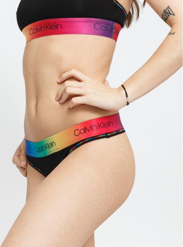 Calvin Klein Pride Thong černé