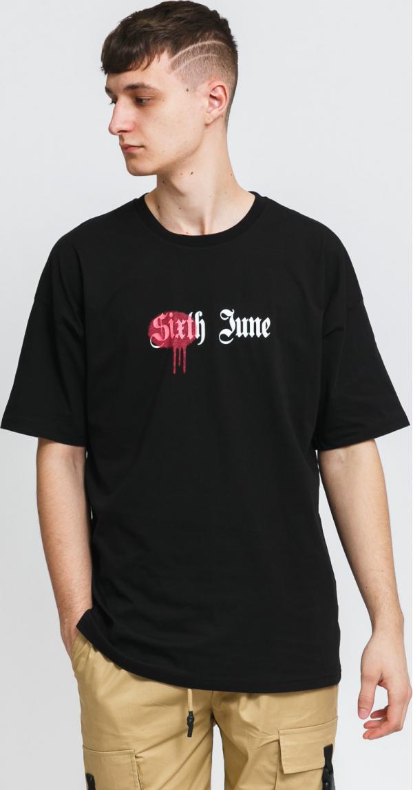 Sixth June District Tee černé