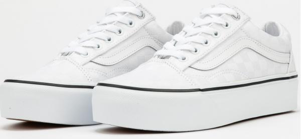 Vans Old Skool Platfor (ronal check) tr wht / blk