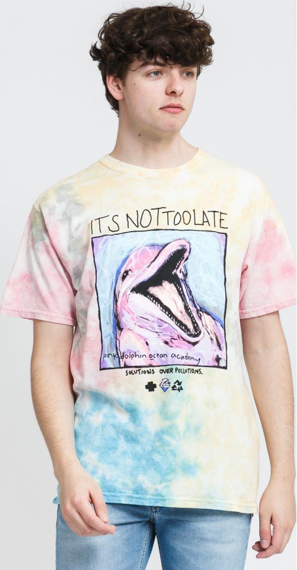 Pink Dolphin Ocean Solutions Tee žluté / růžové / modré