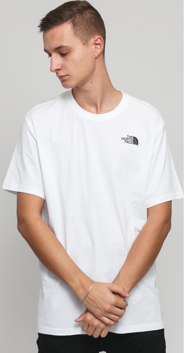 The North Face  S/S Red Box Tee bílé