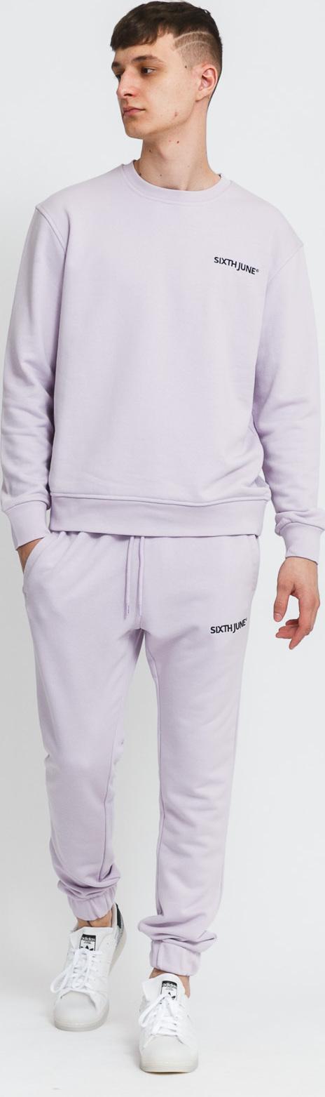 Sixth June Sweatshirt + Jogging Pant Set světle fialový