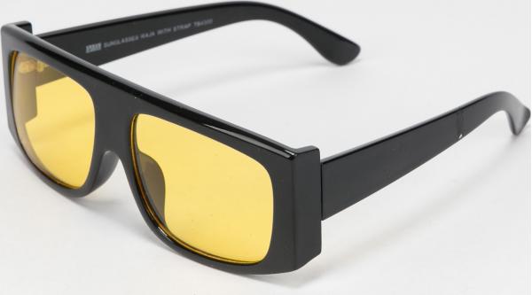 Urban Classics Sunglasses Raja With Strap černé / žluté