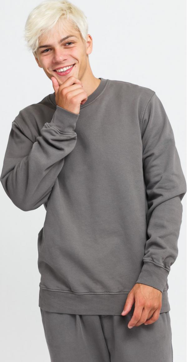 Colorful Standard Classic Organic Crew tmavě šedá