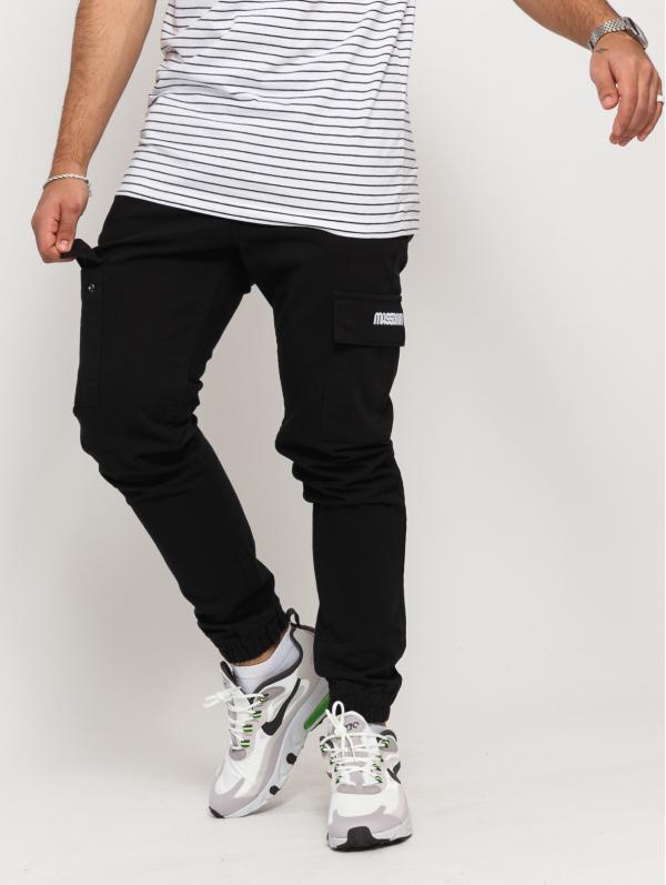 Mass DNM Cargo Jogger Pants černé