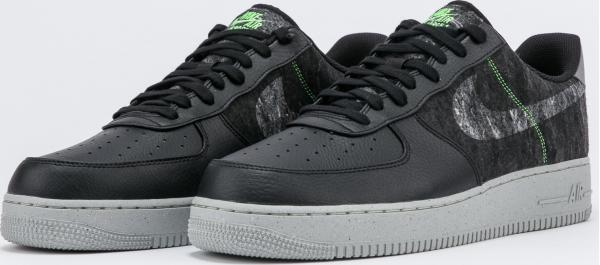 Nike Air Force 1 '07 LV8 black / clear electric green