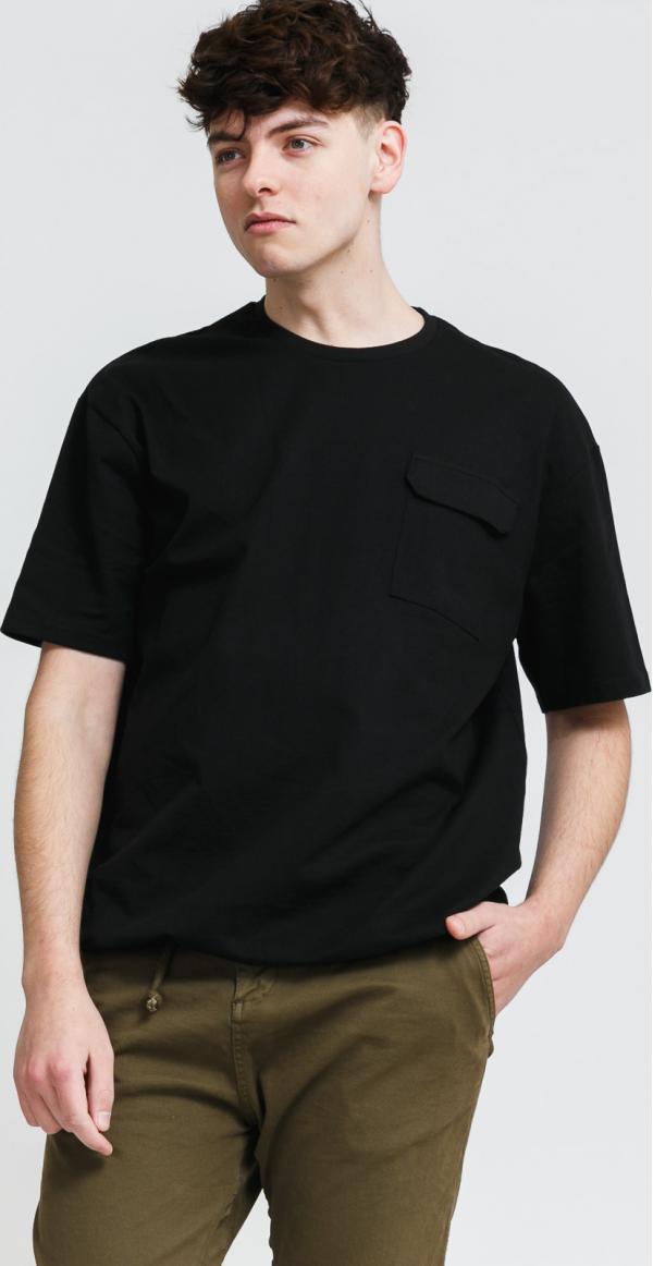 Urban Classics Heavy Boxy Tactics Tee černé