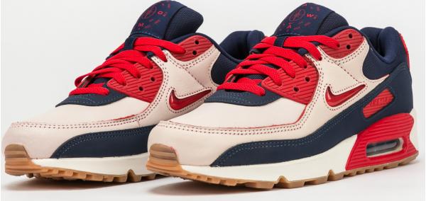 Nike Air Max 90 Premium sail / university red