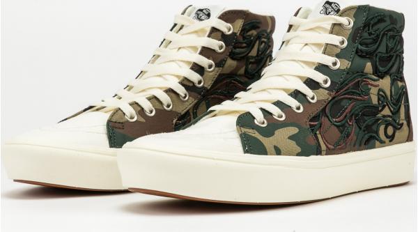 Vans Comfycush Sk8-Hi (flameembrdry)wdlndmshmlw