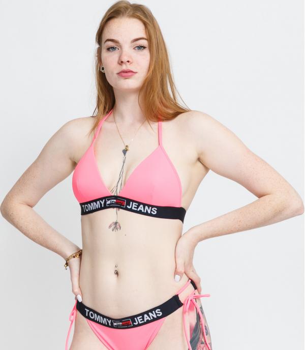 TOMY JEANS Triangle Fixed neon růžové