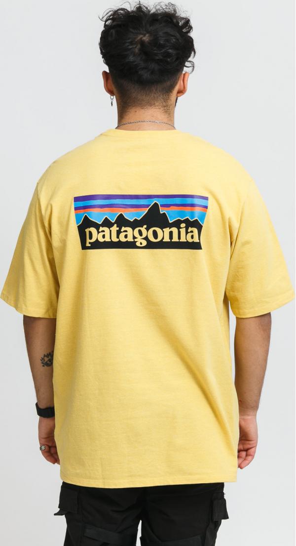 Patagonia M's P6 Logo Responsibili Tee žluté