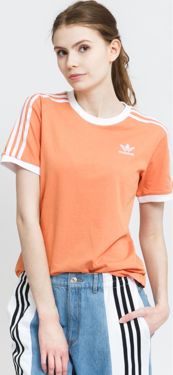 adidas Originals 3 tripes Tee oranžové