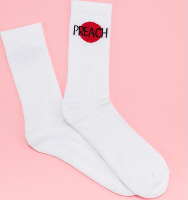 PREACH Japanese Sun Socks bílé