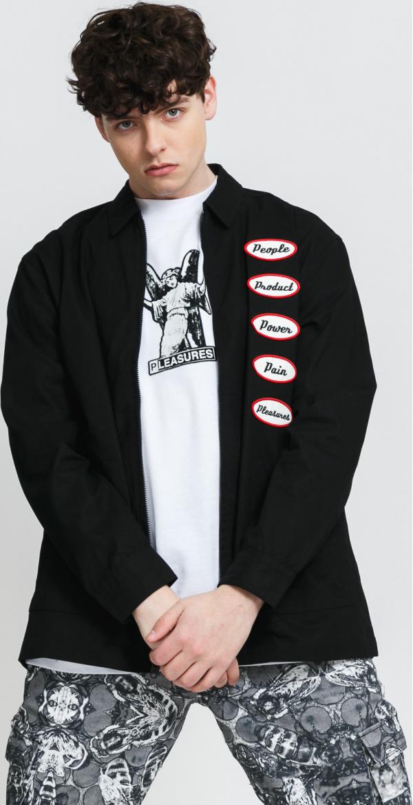 PLEASURES Power Gas Station Jacket černá