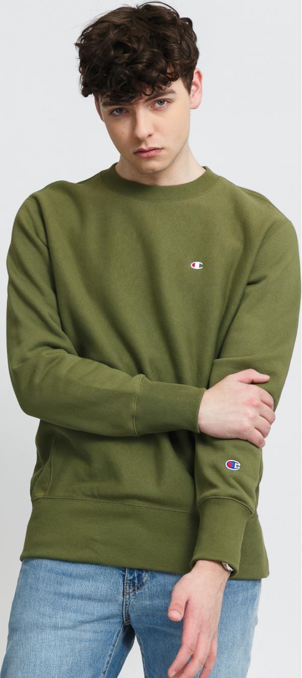 Champion Crewneck Sweatshirt olivová