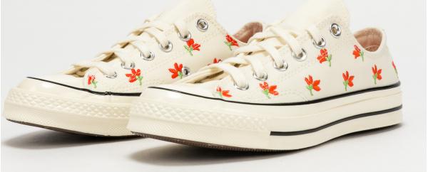 Converse Chuck 70 OX egret / bright poppy