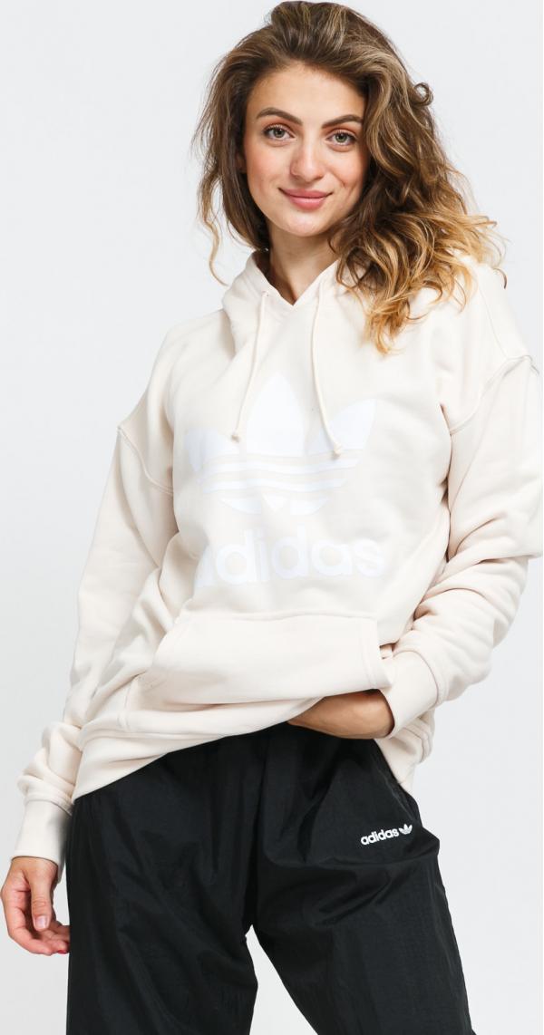 adidas Originals Trefoil Hoodie krémová